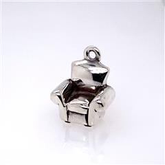 James Avery Recliner Chair Sterling Silver Charm